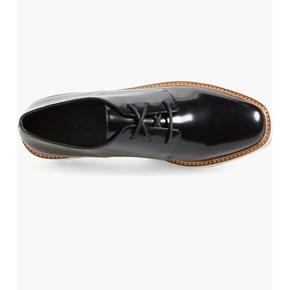 Vince Black Platform Loafers- women’s 8 1/2- fit like 9 - 9 1/2 - Picture 3 of 11